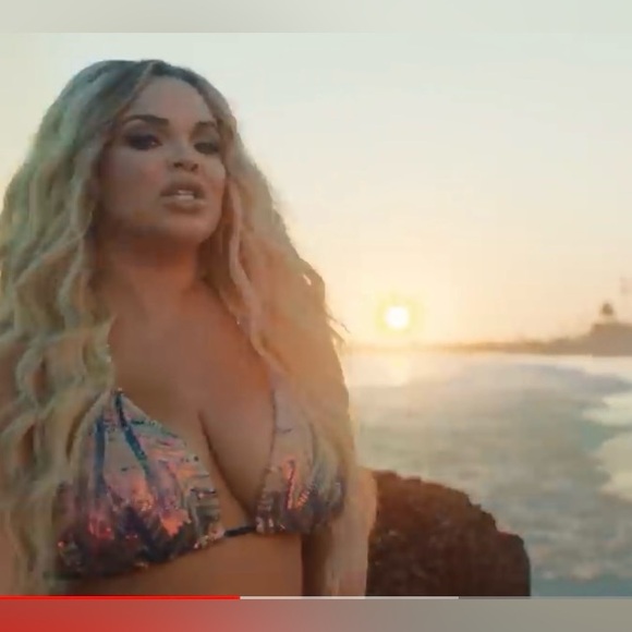 Crush Other - Crush Nude Sequin Swim Top